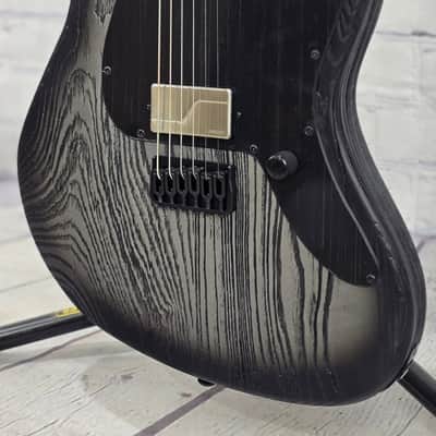 ESP LTD XJ-1 HT Baritone 6 String Electric Guitar Silver Blast image 3