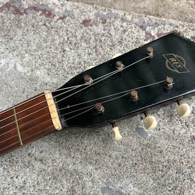 1952 Kay ‘Rex’ K-125 Peanut Red Burst RARE image 5