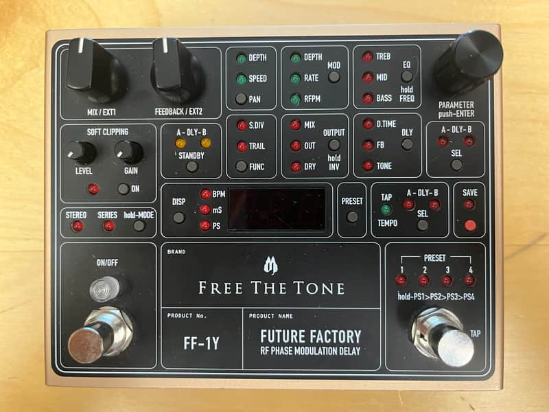 Free The Tone FF-1Y Future Factory RF Phase Modulation Delay 2019 - Tan image 1