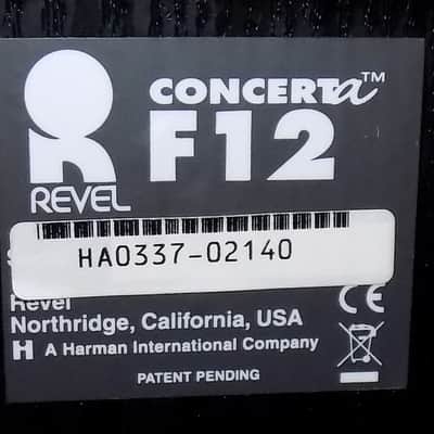 Revel Concerta F12 home hifi floor front main speakers image 8