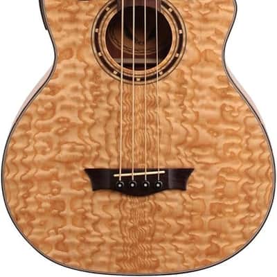 Dean Exotica Quilt Ash A/E Bass GN Guitar image 1