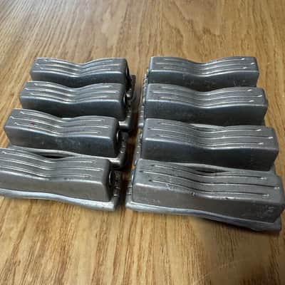 Set Of 8 Ludwig Nickel Plated Bow Tie Classic Lugs Pre serial WFL Jazz Fest Buddy Rich Etc image 2