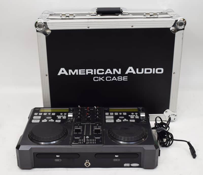 American Audio CK-800 Dual CD Player DJ Mixer w/Case | Reverb