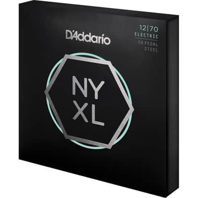 D'Addario NYXL12-70PS Pedal Steel 12-70 C-6th, Carbon Steel - Strings image 2