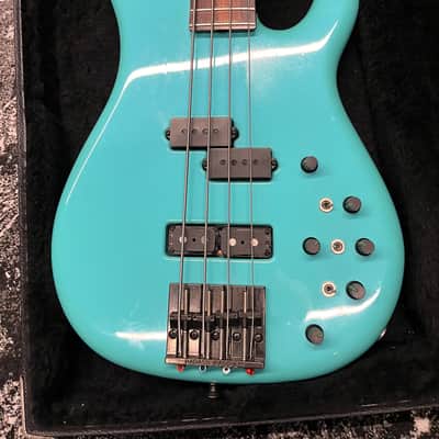 James Tyler James Tyler 4-String Bass Guitar – Serial #146  Rare, Handcrafted USA Bass – Original Tyler Build Mid-80s - Sky blue image 4