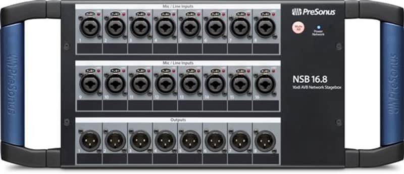 PreSonus NSB 168 16x8 AVB Networked Stage Box image 1