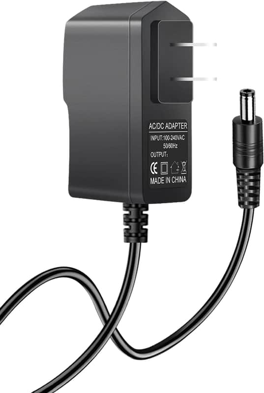 9V Power Adapter for Casio Keyboard AD-5 AD-5MU AD-5MR WK-110 WK-200 LK-43 LK-100 LK-220 CTK-496 CTK-573 CTK-700 CTK-710 CTK-720 CTK-2100 MA150 and more (8.2ft Power Supply Cord) image 1