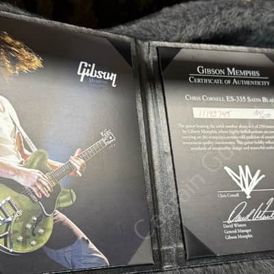 2013 Gibson Memphis - Chris Cornell ES 335 Satin Black - 184 von 250 - ID 5839 image 13