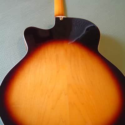 VV: IMMACULATE 2009 Peerless Monarch 17" all-solid archtop jazz guitar w/ leather HSC, Near MINT image 3