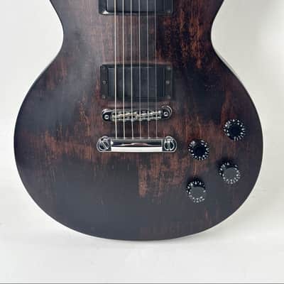 2013 Gibson Les Paul LPJ Chocolate Electric Guitar Only READ See Desc image 5