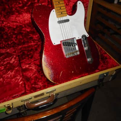 Fender Custom Shop 1958 Reissue Telecaster Heavy Relic 2008 - Red Sparkle image 12