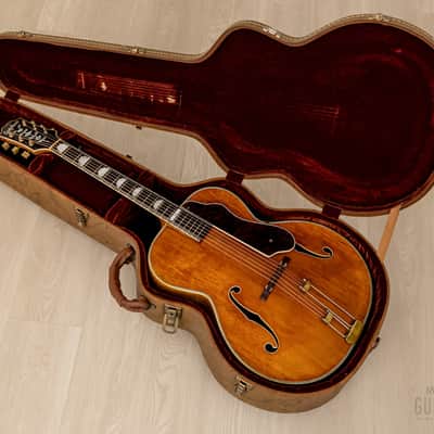 1941 Epiphone DeLuxe Pre-War Vintage Archtop Acoustic Guitar Blonde w/ Case image 17