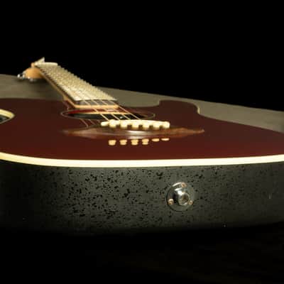 2005 Fender Telecoustic Electric-Acoustic Guitar | Fishman Electronics | Crimson Red | Telecaster Style image 7