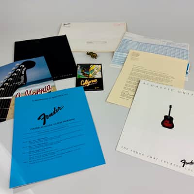 Fender Acoustic Guitar Dealer Pack (6-Piece Set) 1983 image 1