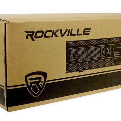 (2) Rockville SBG1188 18" Pro DJ PA Subwoofers+5000w 2-Channel Amplifier+Cables image 4
