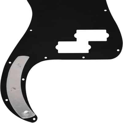 1Pcs 13 Hole P Bass Pickguard Guitar Scratch Plate Pick Guard Compatible with 4 String USA/Mexican Standard Precision Bass Part (3Ply Black) image 2