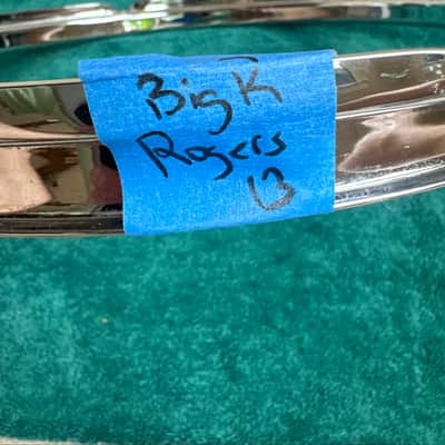 Rogers One USA 13” 6 hole Tom Drum Hoop 70s - Chrome image 3