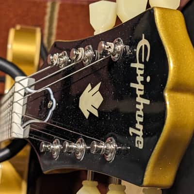 Epiphone ES-335 Traditional Pro w/Epiphone 2021 - Metallic Gold image 9