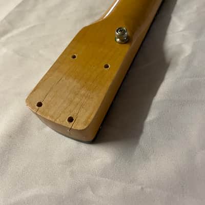 Hondo Deluxe 767 Flying V Electric Guitar Neck MIK Korea 1980s  Maple image 7