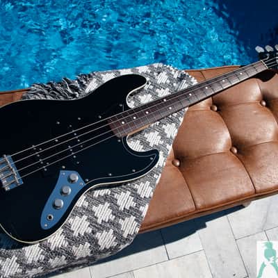 Fender AJB Aerodyne Jazz Bass w Matching Headstock - Made in Japan - Pro Set Up w Perfect Frets/Action/Intonation! image 9