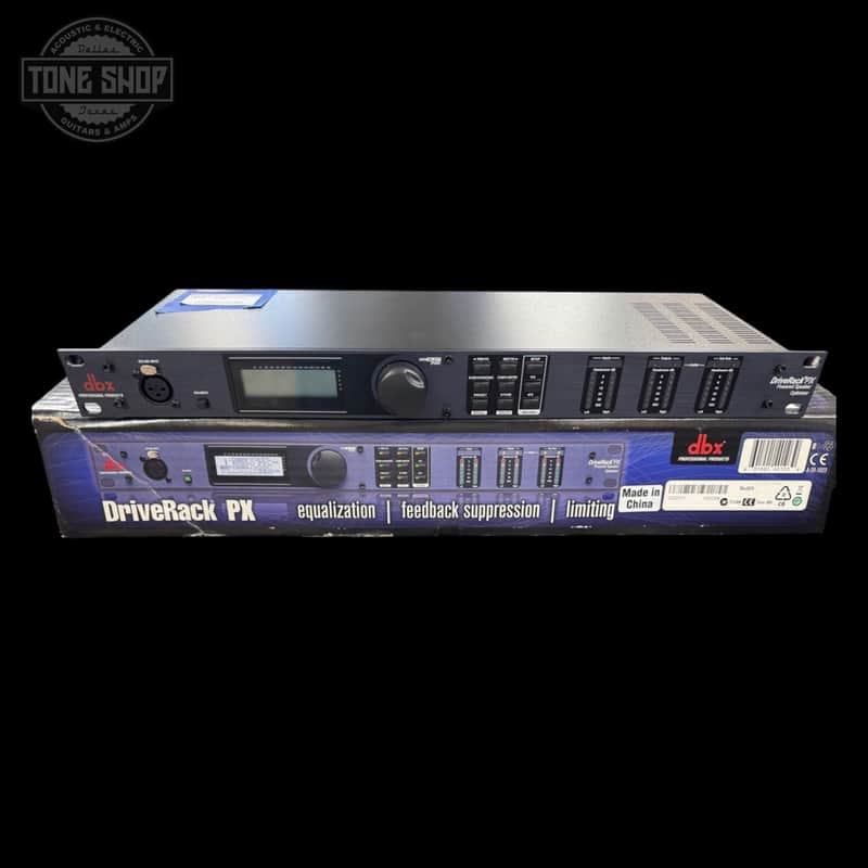 Used DBX DriveRack PX w/ M2 Measurement Mic TSS7195 image 1