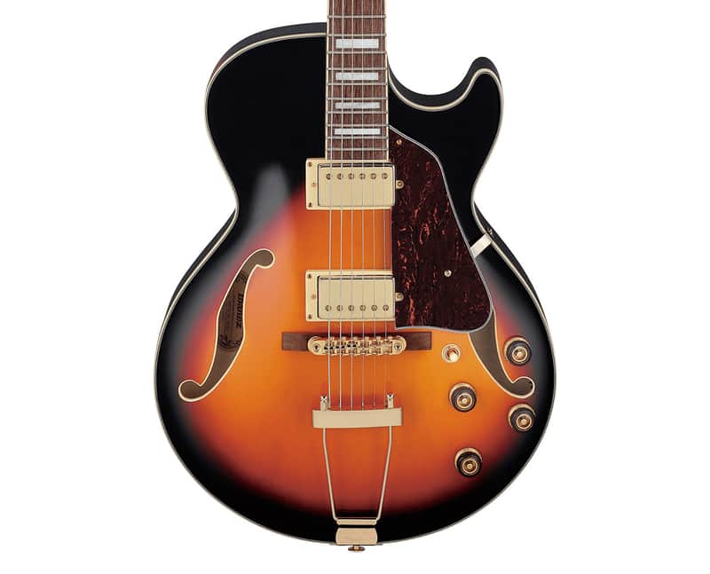 Used Ibanez AG75GBS AG Standard Hollow Body Electric Guitar - Brown Sunburst image 1