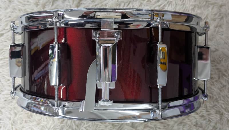 NOS DDrum D2 Series 5.5" x 14" Snare Drum in Deep Red image 1