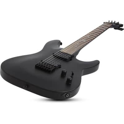 Schecter Damien-6 Electric Guitar - Satin Black image 5