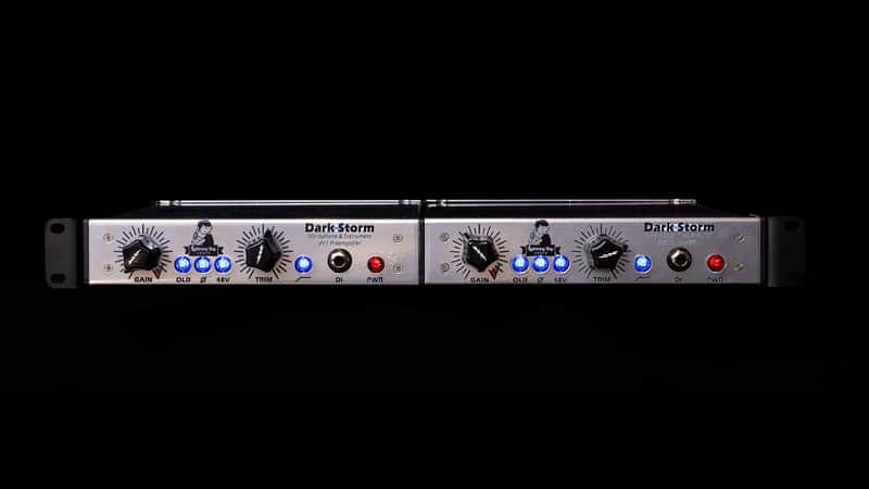 Lightning Boy Audio Dark Storm Stereo Mic & instrument Preamp 19" rack image 1