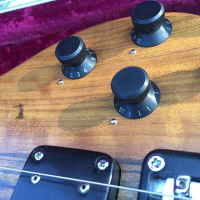 Beautiful Wal MK3 6-String Bass - Shedua Facings, Mahogany core, Indian Ebony fretboard - NICE! image 4