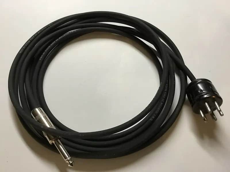 Dr. Fishsticks Hammond organ 1/4 inch to 5 pin output cable for B-3, A-100, B-2, and more image 1