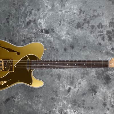Custom Pre-order! Thinline Telecaster HH 2024 Gold Lightweight DiMarzio Tone Zone Kluson Icon image 5