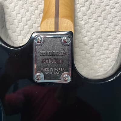 Left Handed, Rare, Vintage Samick Strat-style Electric guitar, made in Korea. image 11
