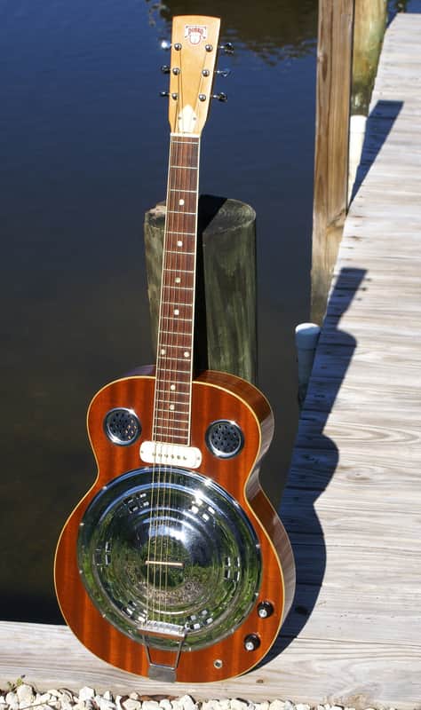 Early Mosrite Electric Dobro Resonator Guitar - 1966 Plainsman Electric Model image 1