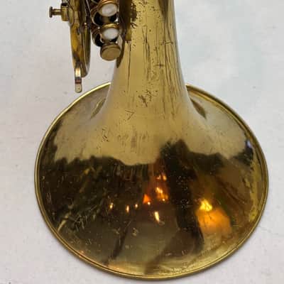 King 1122 Mellophone / Marching French Horn c.1980 w/ Anvil Flight Case – Good Playing Condition image 15