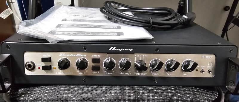 Ampeg PF-800 Portaflex 800-Watt Class-D Bass Amp Head | Reverb
