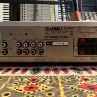 Yamaha A-05 Amplifier, year 1983 (NS-10), Stereo Power Amplifier for Passive Speakers, Vintage Natural Sound, made in Japan image 6