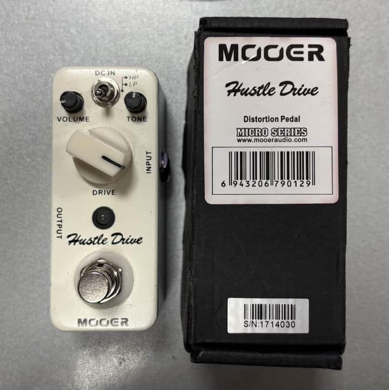 Mooer Hustle Drive Distortion Guitar distortion pedal effect image 1