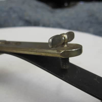 Leedy Bass Drum Hoop mounted Paddle Muffler (Lot4143U-5143) 40's/50's - Nickel Plated image 13