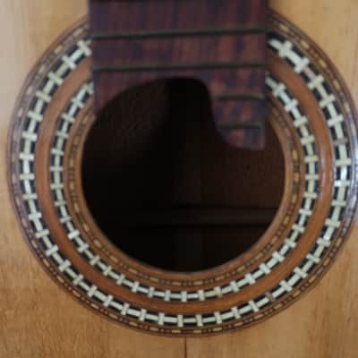 Project Vintage 1960s 3/4 Size Parlor Size Classical Guitar Mariachi Project Crack On Lower Bout Rarely Listed Mexico Mexican Mystery Maker image 6