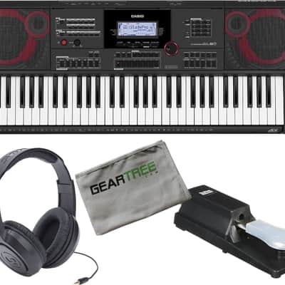 Casio CT-X5000 CT-X 61-Key Digital Portable Keyboard w/ Sustain Pedal, Headphones, Cloth