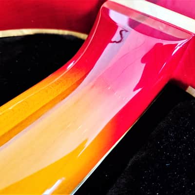 ONG Blues Guitar Muddy 2000 - Cherry Sunburst image 6