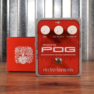 Electro-Harmonix Micro POG Polyphonic Octave Generator Guitar Bass Effects Pedal imagen 1