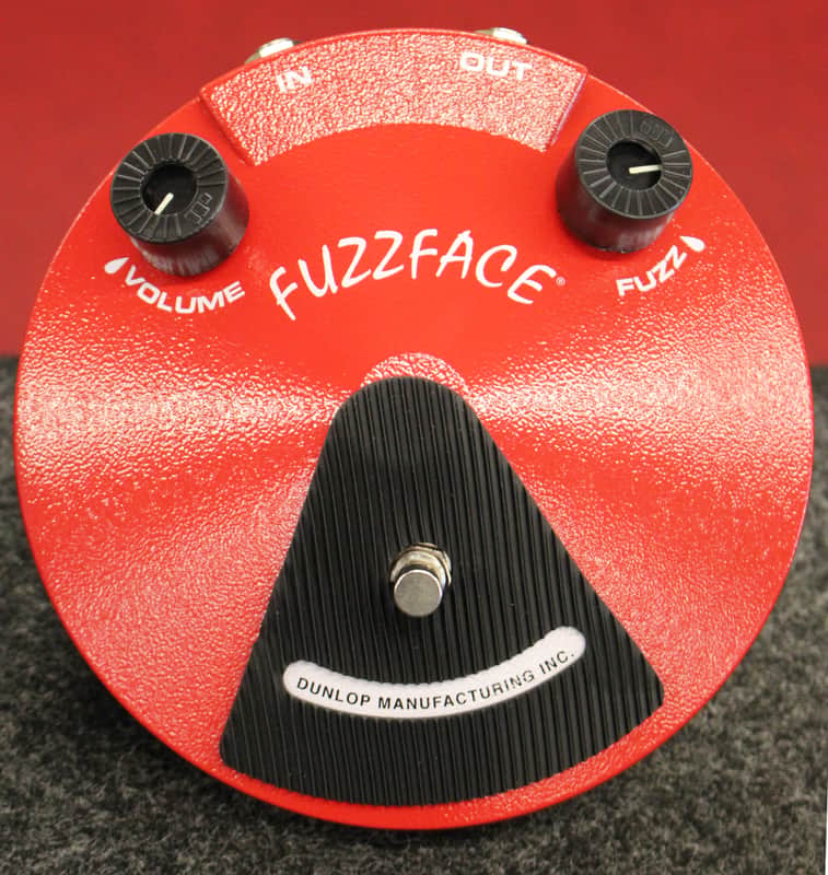 Dunlop JDF2 Fuzz Face Guitar Effects Pedal Red w/Box image 1