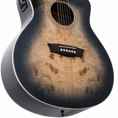 Washburn DFBACEB Deep Forest Burl ACE Grand Auditorium 6-String RH Acoustic Electric Guitar image 2