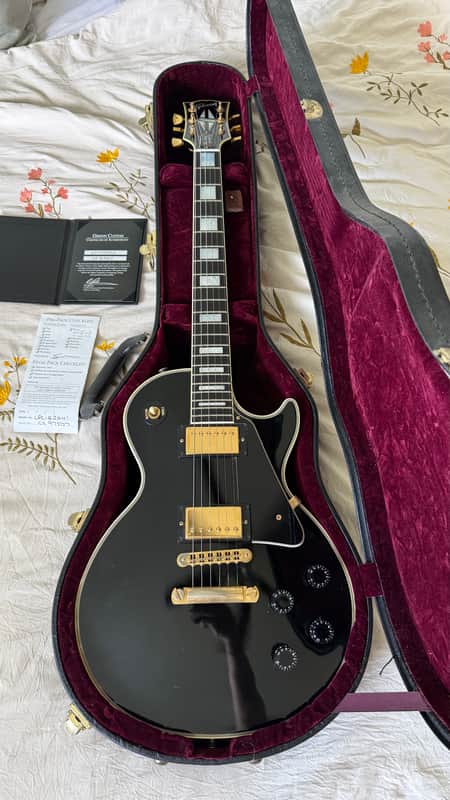 Gibson Les Paul Custom 2008 - Black/Gold image 1