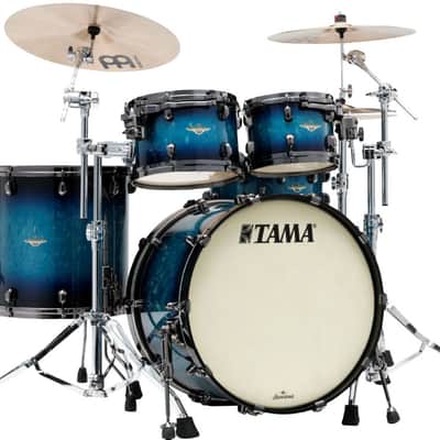 TAMA Starclassic Maple  MA42TZBNS-MEB Molten Electric Blue Burst Black Nickel HW image 1