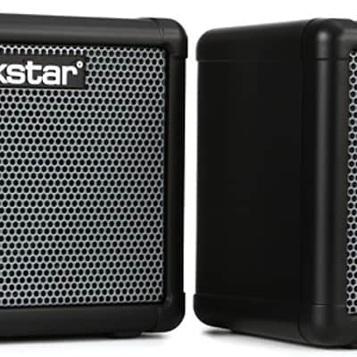 Blackstar Fly 3 Bass Stereo Pack 3-watt Bass Combo Amplifier and 3-watt Extension Speaker - Black image 1