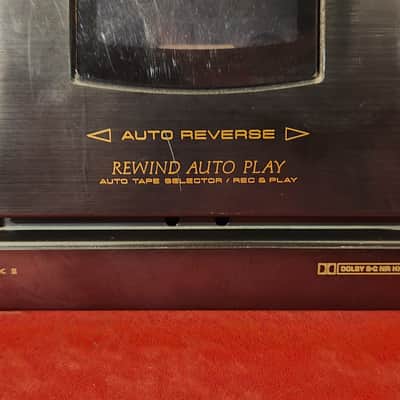 Pioneer CT-W404R Stereo Double Cassette Deck - One Side Non-Functioning image 3