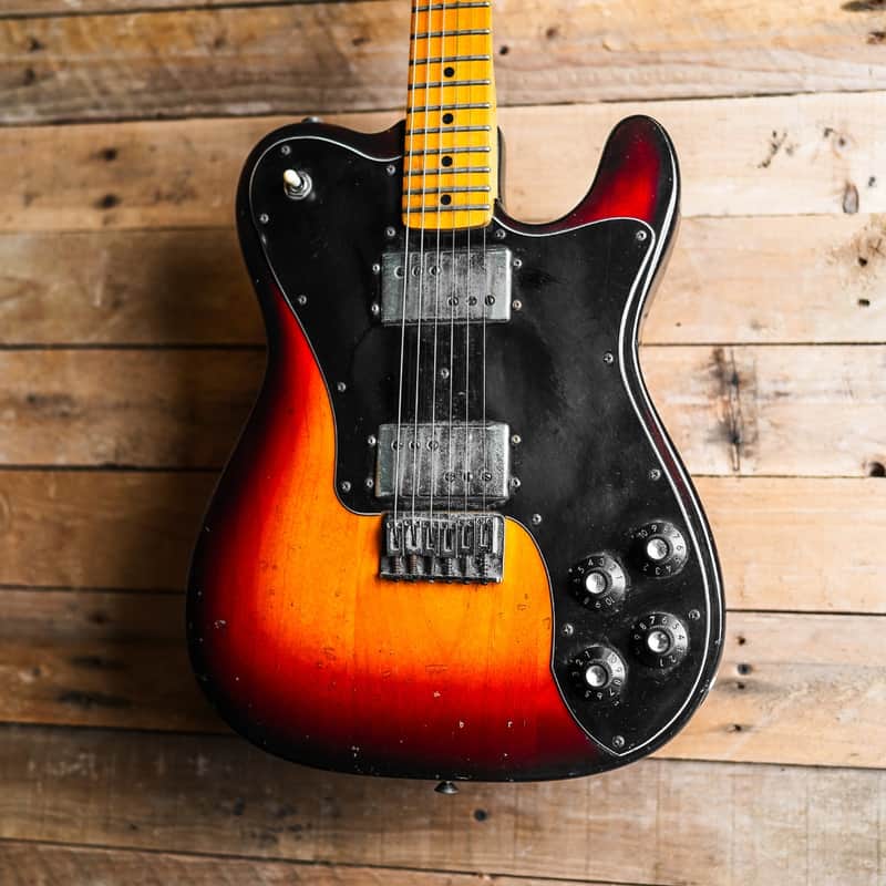 1973 Fender Telecaster Deluxe In 3 Tone Sunburst image 1